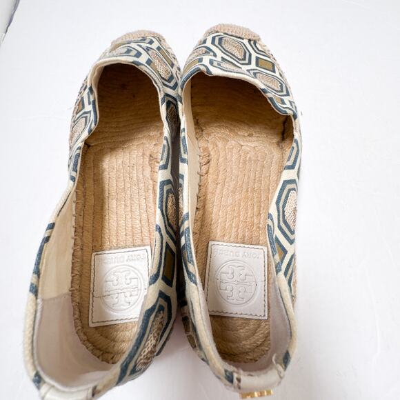 Tory Burch Cecily Embellished Espadrille Ivory - Picture 5 of 10